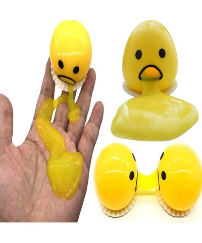 4-Pack Yellow Round Vomiting & Sucking Lazy Egg Yolk Puking Egg Yolk Vent Stress Tricky Game Relief Toys (4 Egg + 8Yolk) $16....