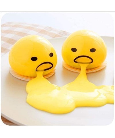 4-Pack Yellow Round Vomiting & Sucking Lazy Egg Yolk Puking Egg Yolk Vent Stress Tricky Game Relief Toys (4 Egg + 8Yolk) $16....