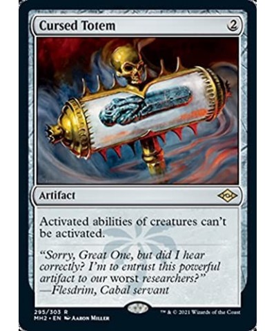 Magic: the Gathering - Cursed Totem (295) - Modern Horizons 2 $11.09 Trading Cards & Accessories