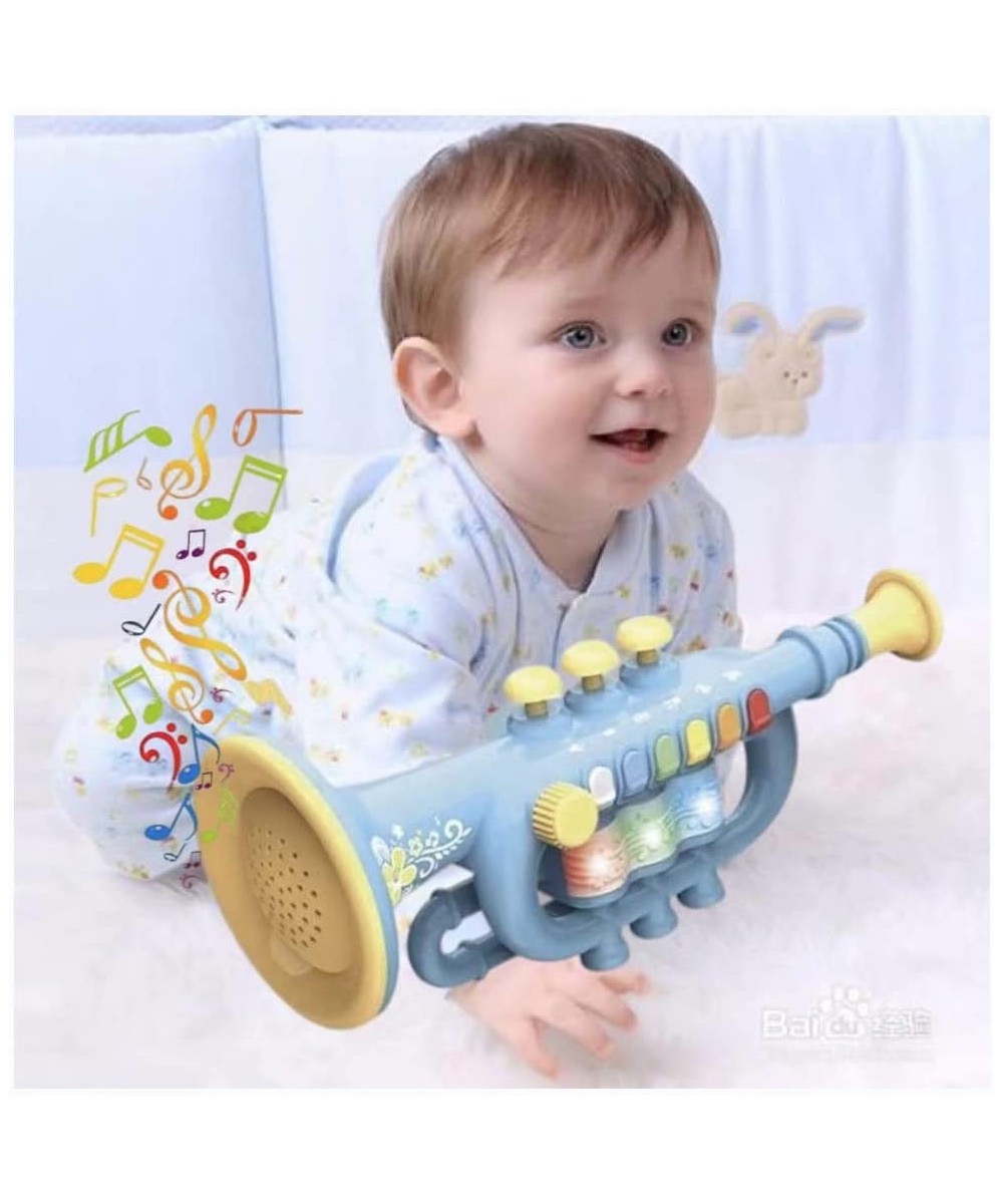 Toy Trumpet Toy Saxophone Clarinet Toy saxaboom Kids Instruments with Light & Music Early Education Toy Musical Toys for 3 4 ...