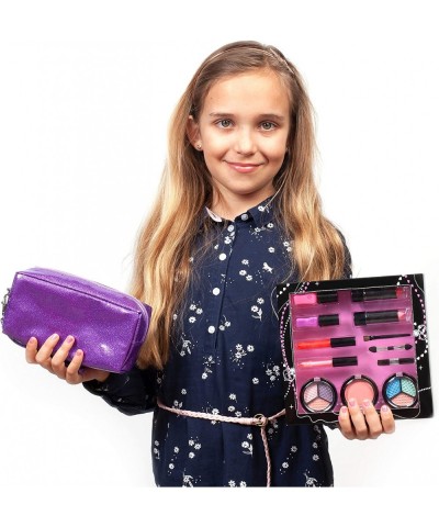 Washable Kids Makeup Set for Girls and Teens with Glitter Cosmetics Bag (Lilac Purple) $48.96 Kids' Dress-Up Accessories