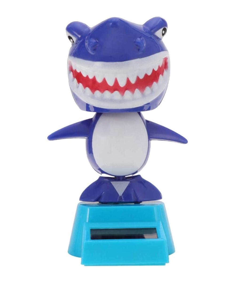 Solar Dancing Toys Shark Bobble Head Toy Animal Dancing Figure Swinging Animated Car Dashboard Toy Ornaments Home Table Cente...