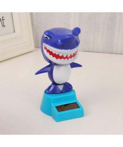 Solar Dancing Toys Shark Bobble Head Toy Animal Dancing Figure Swinging Animated Car Dashboard Toy Ornaments Home Table Cente...