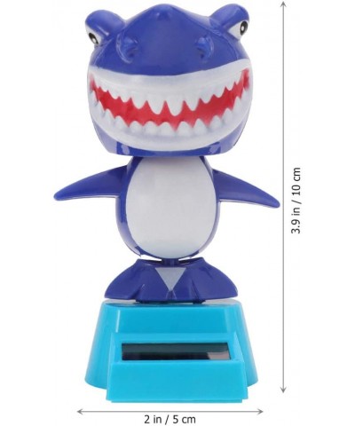 Solar Dancing Toys Shark Bobble Head Toy Animal Dancing Figure Swinging Animated Car Dashboard Toy Ornaments Home Table Cente...