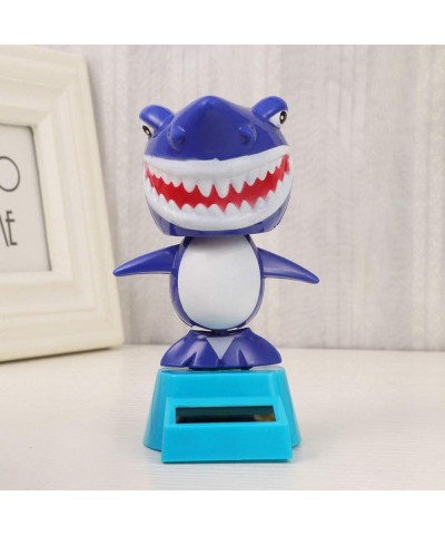 Solar Dancing Toys Shark Bobble Head Toy Animal Dancing Figure Swinging Animated Car Dashboard Toy Ornaments Home Table Cente...