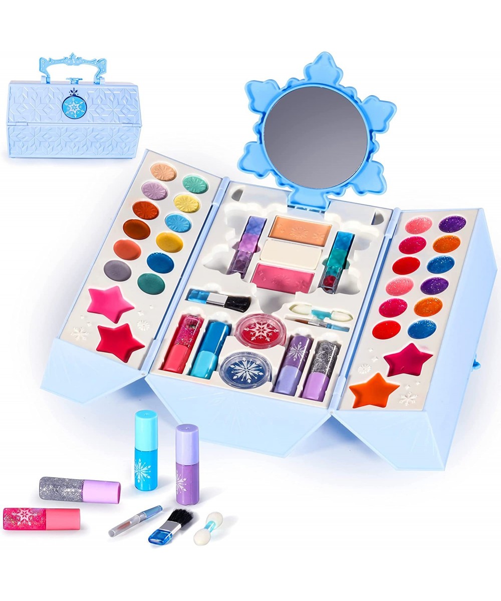 Kids Makeup Kit for Girl - 45pcs Washable Real Makeup Set Toy with Cosmetic Case for Little Girl Pretend Play Makeup Beauty S...