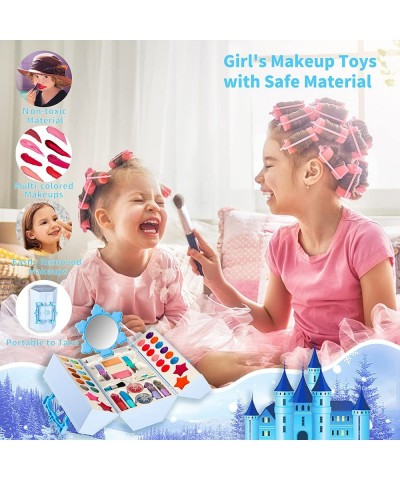 Kids Makeup Kit for Girl - 45pcs Washable Real Makeup Set Toy with Cosmetic Case for Little Girl Pretend Play Makeup Beauty S...