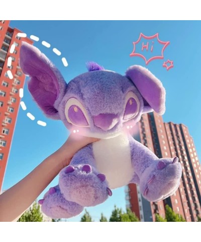 9.8in/25cm Cartoon Stitch Alien Monster Plush Toy Cute Purple Plush Doll Pillow Cartoon Stitch Alien Monster Stuffed Animal S...