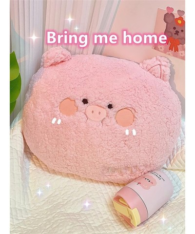 13.7 Inch Pig Plush Pillow Soft Stuffed Animal and Kawaii Pig Keychain Plush Cartoon Doll Hugging Pillow Home Cushion Decorat...