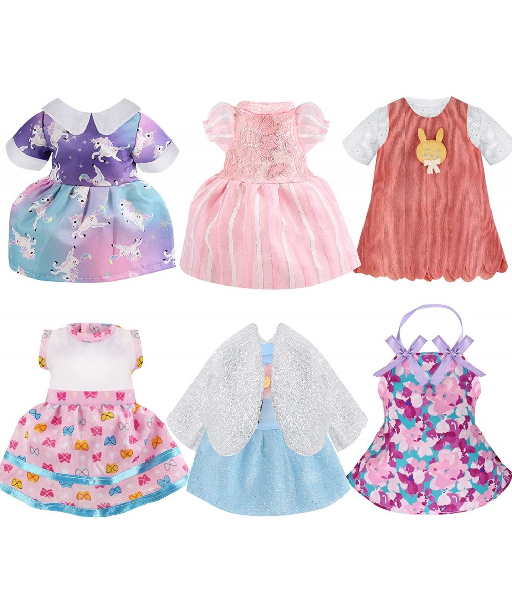 Alive Baby Clothes - 6 Sets 12 Inch Baby Dolls Dress Accessories Include unicorrn Skirt Snow White Dresses Swimsuit Outfits 1...