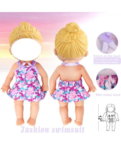 Alive Baby Clothes - 6 Sets 12 Inch Baby Dolls Dress Accessories Include unicorrn Skirt Snow White Dresses Swimsuit Outfits 1...