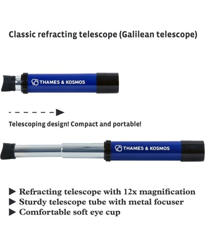 My Discovery Telescope | Refracting Telescope with 12x Magnification | Compact & Portable for Land & Night Sky Observations |...