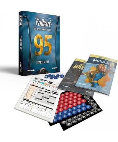 Fallout: The Roleplaying Game Starter Set - Tabletop RPG Game $47.95 Board Games