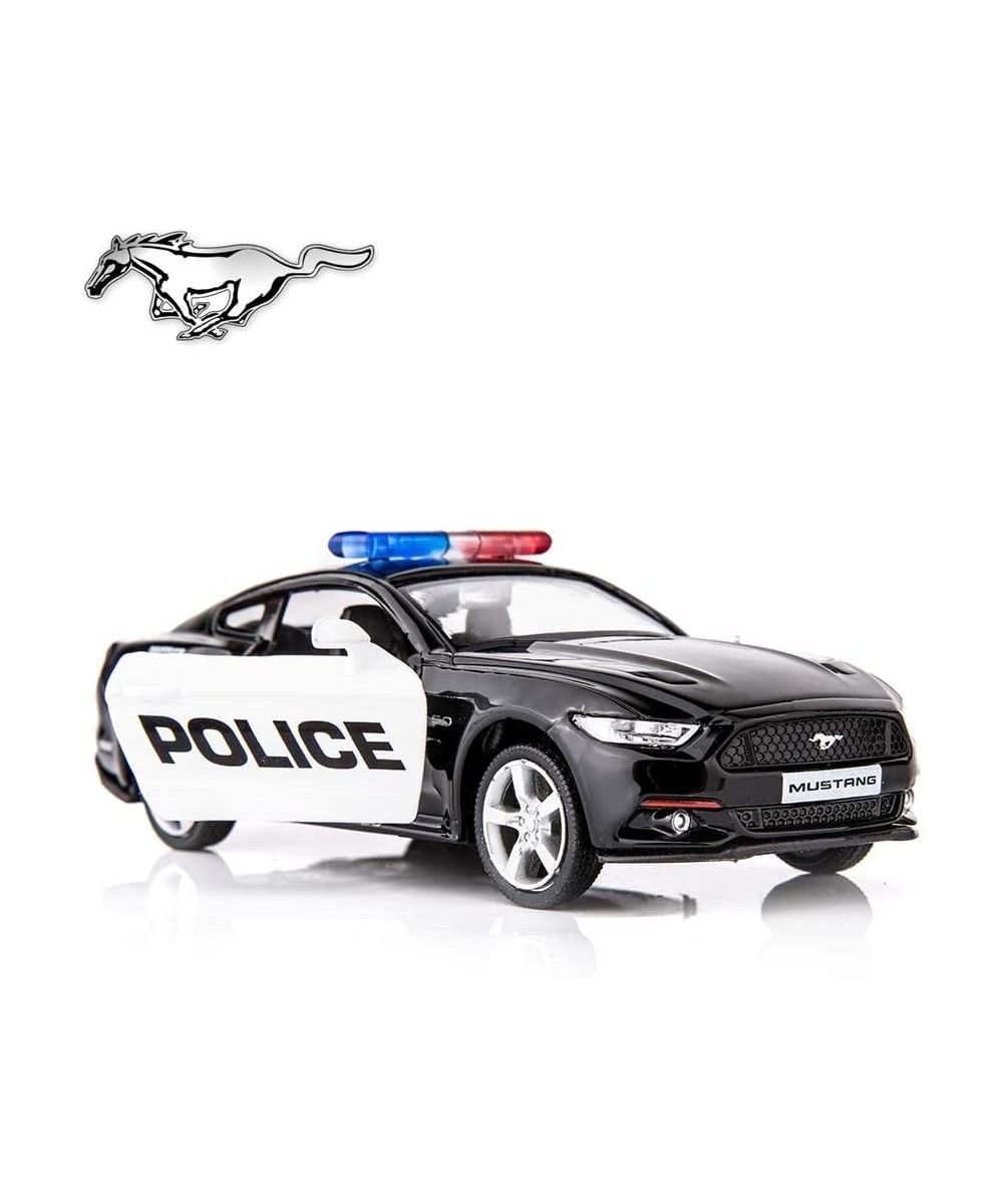 1/36 Scale Ford Mustang GT Police Car Model Zinc Alloy Die-Cast Pull Back Vehicles Kid Toys for Boy Girl Gift (Black) $26.12 ...