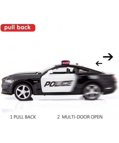 1/36 Scale Ford Mustang GT Police Car Model Zinc Alloy Die-Cast Pull Back Vehicles Kid Toys for Boy Girl Gift (Black) $26.12 ...