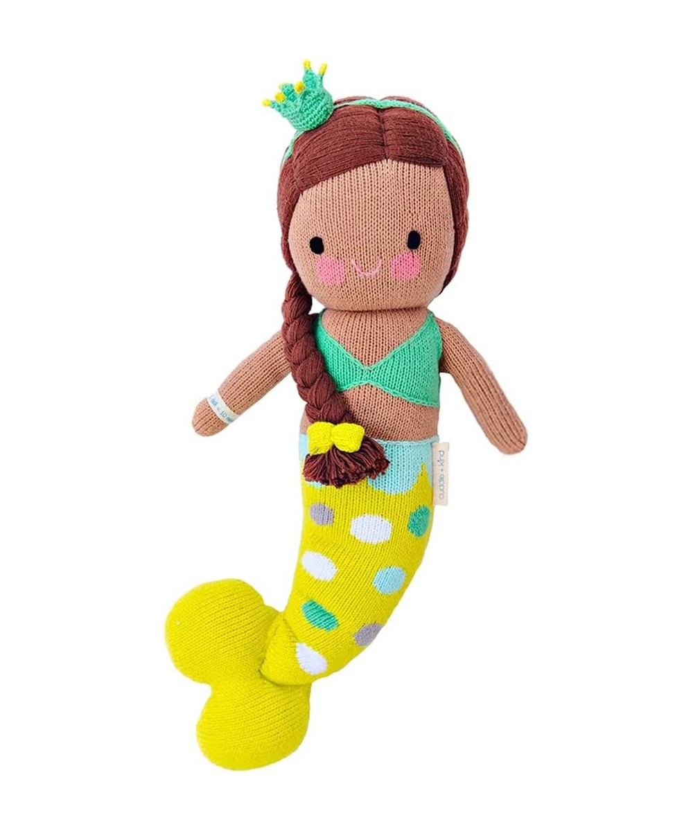 Pearl The Mermaid Little 13" Hand-Knit Doll – 1 Doll - 10 Meals Fair Trade Heirloom Quality Handcrafted in Peru 100% Cotton Y...