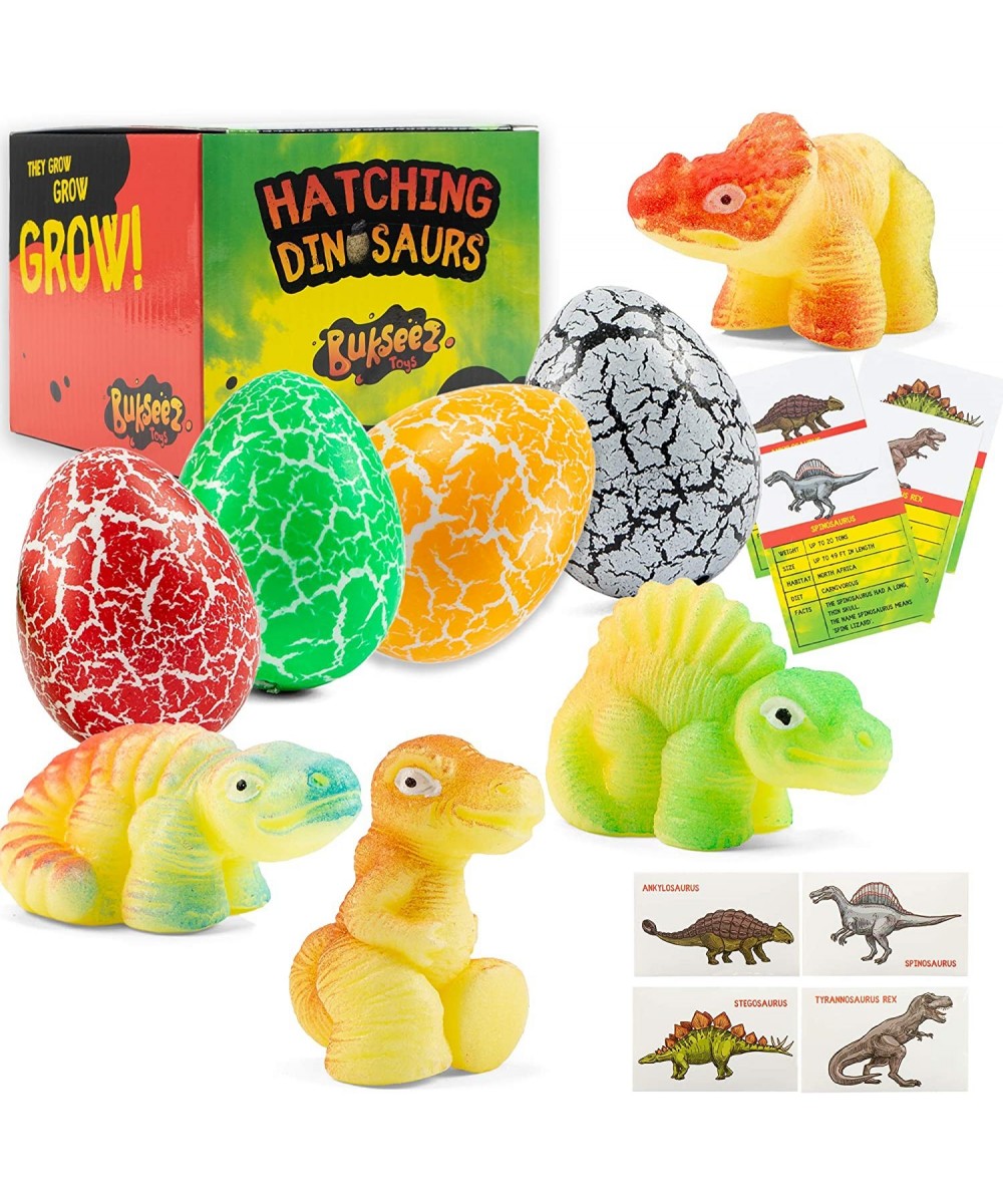 Dinosaur Hatching Eggs in Water Toys - 4 Pack Magic Dino Egg Hatchable Growing in Water for Science Educational Easter Party ...