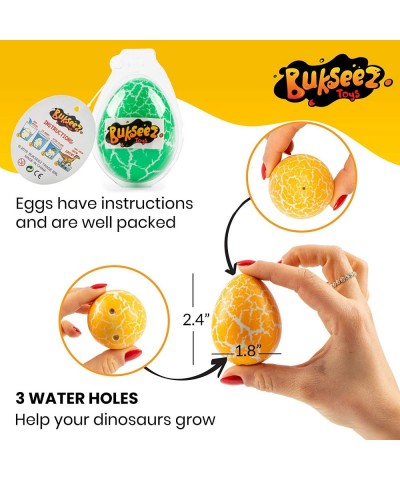 Dinosaur Hatching Eggs in Water Toys - 4 Pack Magic Dino Egg Hatchable Growing in Water for Science Educational Easter Party ...