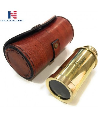 Solid Brass Handheld Telescope 6" - Nautical Pirate Spy Glass with Free case $22.52 Children's Optics