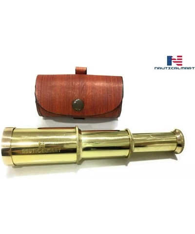 Solid Brass Handheld Telescope 6" - Nautical Pirate Spy Glass with Free case $22.52 Children's Optics