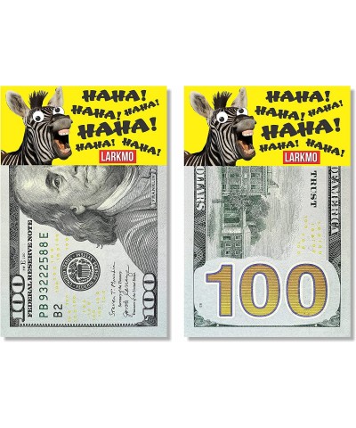 The Pranking Zebra Funny $100 Gag Realistic One Hundred Dollar Bill Joke Office Prank for Men Women & Children Great Practica...