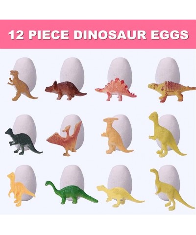 Dino Eggs Dig Kit 12 Pack Dinosaur Eggs Excavation Science Experiments Kits for Kids 4-12 Easter Basket / Stocking Stuffers T...