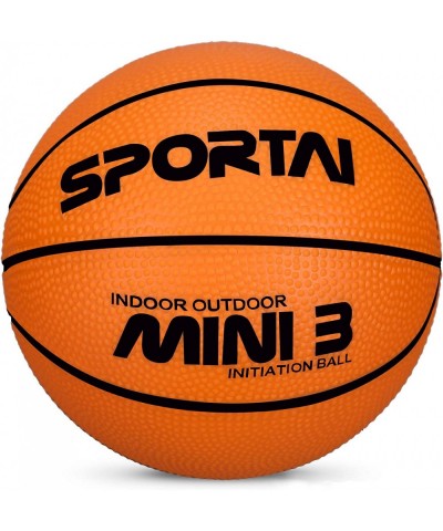 5inch Mini Basketball for Kids Inflatable Ball Environmental Protection Material Soft and Bouncy Colors Varied (Orange) $17.4...