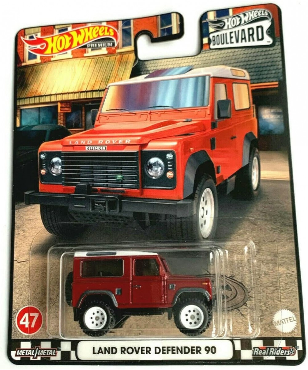 Hot Wheeels Boulevard Land-Rovers Defender 90 (Red) 47 - Premium 1:64 Scale Diecast $26.89 Nature Exploration Toys