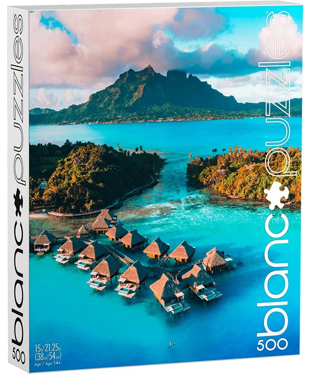 Buffalo Games - - Bora Bora Blue - 500 Piece Jigsaw Puzzle White $23.45 Jigsaw Puzzles