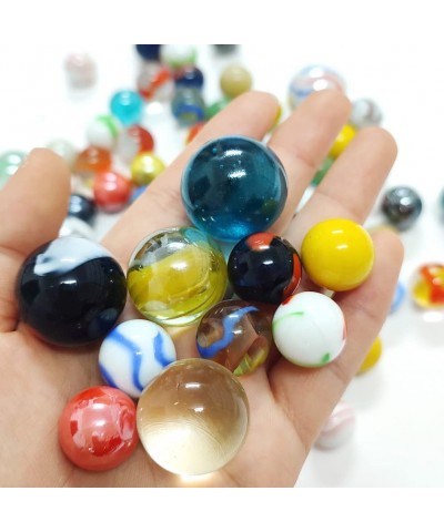 77pcs Assorted Marbles for Kids Enthusiasts Big and Small Glass Marbles Bulk Set for Marble Game Toy Cool Colored Marbles $25...