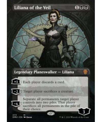 Magic: the Gathering - Liliana of The Veil (373) - Borderless - Dominaria United $46.32 Trading Cards & Accessories