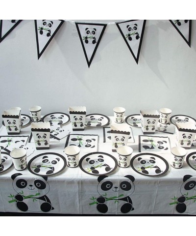 Panda Baby Table Cloth Birthday Decorations - Baby Panda Plastic Tablecloths-70.8 x 42.5 inches Disposable Table Cover - Birt...