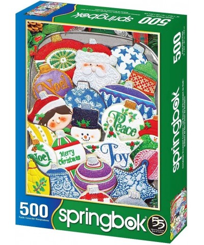 Springbok's 500 Piece Jigsaw Puzzle Christmas Ornament Cookies - Made in USA $30.28 Jigsaw Puzzles