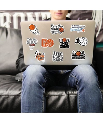 Basketball Sport Stickers Love Basketball Life Stickers 50PCS Laptop Water Bottle Stickers for Kids Teens Adult (Basketball) ...