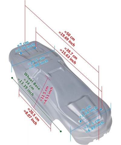 Custom Body Unpainted with Stickers Compatible for E-Revo 1/10 Scale RC Car or Truck (Truck not Included) ER-C-01 $44.14 Remo...