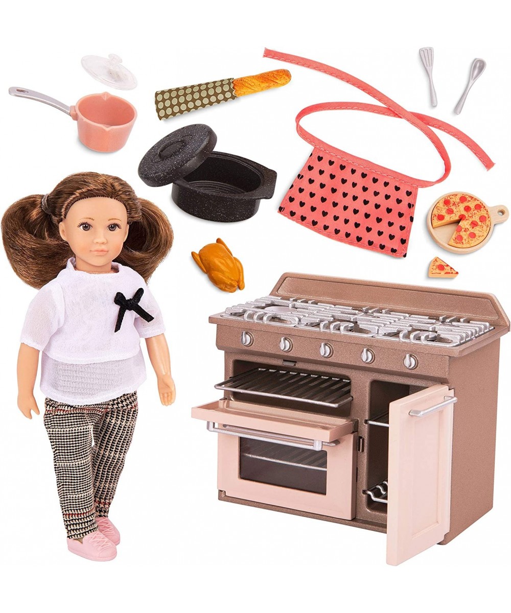 Dolls – Cornelia's Kitchen Set – Mini Doll & Kitchen Play Set – 6-inch Doll & Cooking Accessories – Toy Oven Stove & Play Foo...