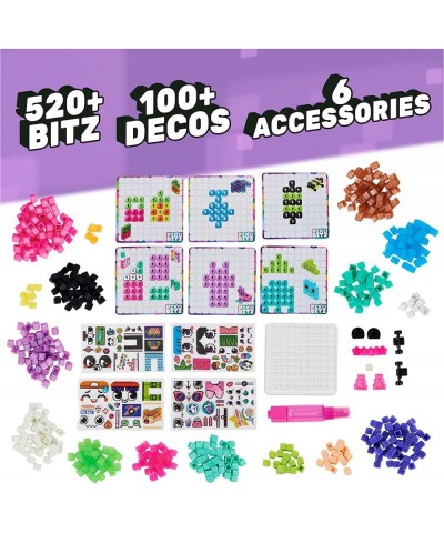 Pixobitz Exclusive Creator Pack with 522 No Heat Water Fuse Beads Decos and Accessories for 3D Creations Arts and Crafts Kids...