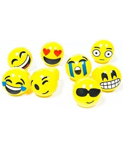 24 Pack - Emoji Flashing Rings with LED Lights | for Summer Parties Rave Parties Beach Parties Halloween Party Favors EDM Con...