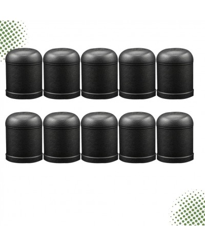 10PCS Rolling Dice Cup Professional Black Dice Cup Cylindrical Dice Box Club Bar Entertainment Game for Party Decor $43.52 Ga...