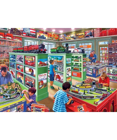 1000 Piece Jigsaw Puzzle for Adults Family Or Kids - The Lionel Store - 19.25"x26.75 $29.94 Jigsaw Puzzles