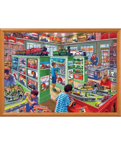 1000 Piece Jigsaw Puzzle for Adults Family Or Kids - The Lionel Store - 19.25"x26.75 $29.94 Jigsaw Puzzles