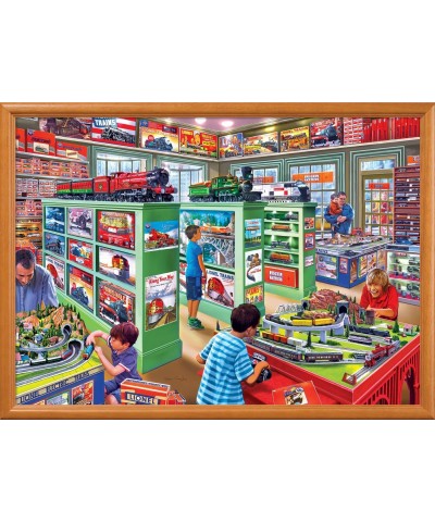 1000 Piece Jigsaw Puzzle for Adults Family Or Kids - The Lionel Store - 19.25"x26.75 $29.94 Jigsaw Puzzles