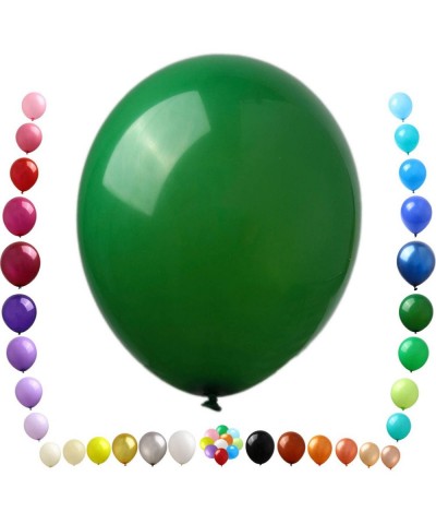 Dark Green Forest Balloons Kids' Party 50 Pack Bulk 12 Inch Shiny biodegradable Latex Balloons for Birthday Anniversary Thank...