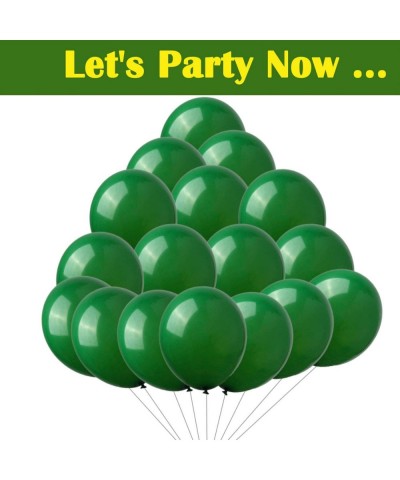 Dark Green Forest Balloons Kids' Party 50 Pack Bulk 12 Inch Shiny biodegradable Latex Balloons for Birthday Anniversary Thank...