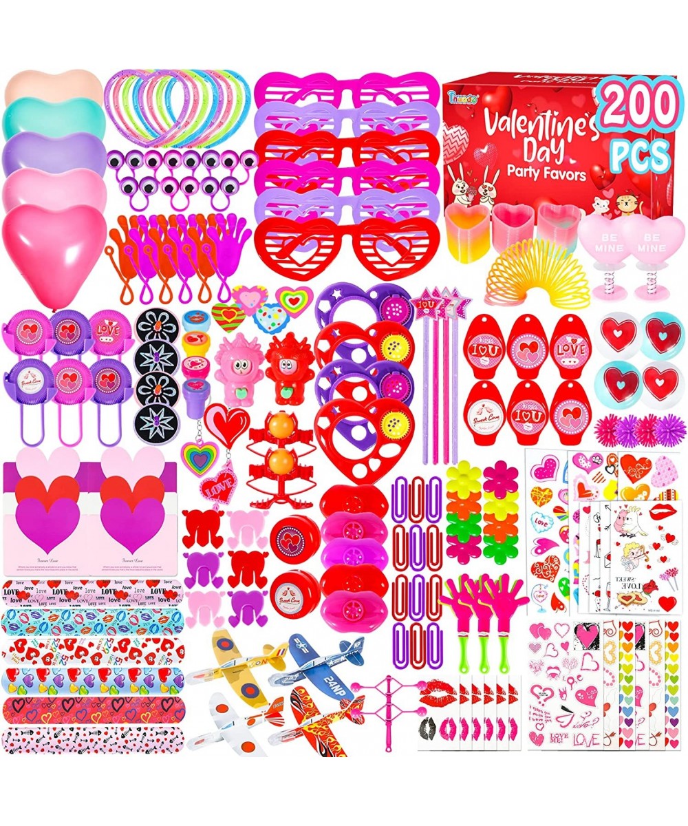 200pcs Valentines Day Gifts for Kids Valentibes Party Favors Toys Valentine Classroom Prizes Rewards Bulk Goodie Bag Stuffers...