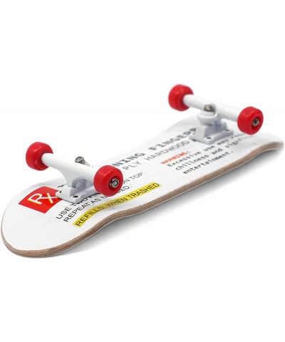 Complete Fingerboard Teak Prescription Edition - Premium Heat Transfer Graphic - Pro Shape & Size - Bearing Wheels Pro Trucks...