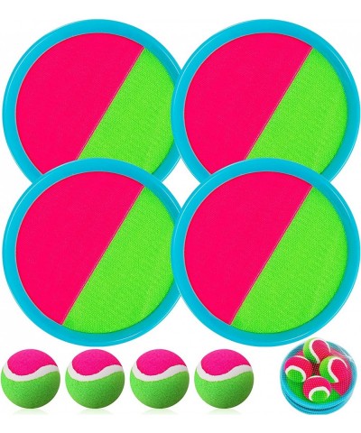 Outdoor Games for Kids - Outside Toys for Kids Ages 4-8 Toss and Catch Ball Set with 4 Paddles 4 Balls and 1 Storage Bag Yard...