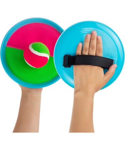 Outdoor Games for Kids - Outside Toys for Kids Ages 4-8 Toss and Catch Ball Set with 4 Paddles 4 Balls and 1 Storage Bag Yard...