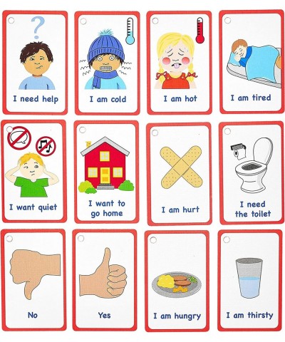 My Essential Needs Cards 12 Flash Cards for Visual aid Special Ed Speech Delay Non Verbal Children and Adults with Autism or ...