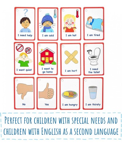 My Essential Needs Cards 12 Flash Cards for Visual aid Special Ed Speech Delay Non Verbal Children and Adults with Autism or ...